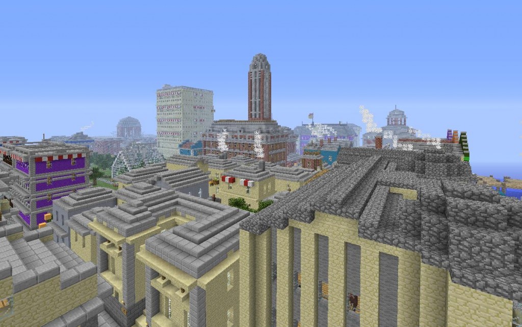 minecraft city world maps 1.12.2