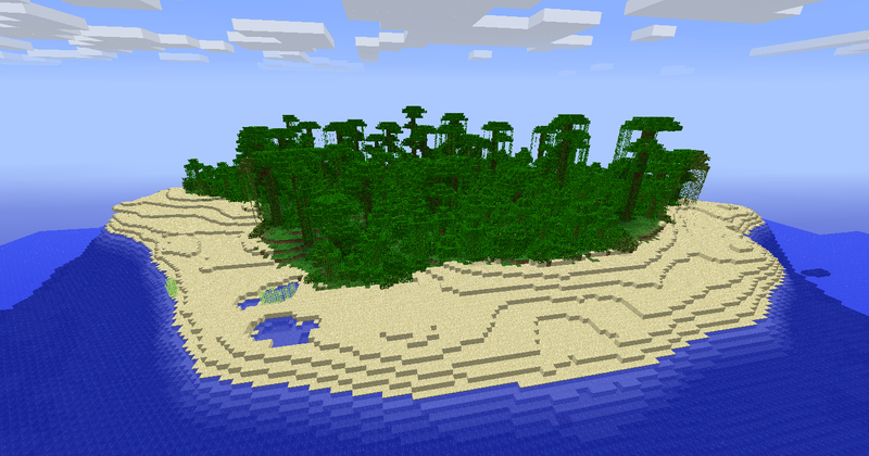 Survival island minecraft custom map