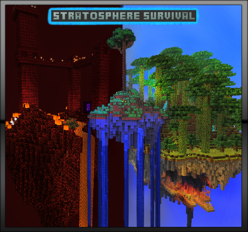 stratosphere sky islands minecraft survival map download