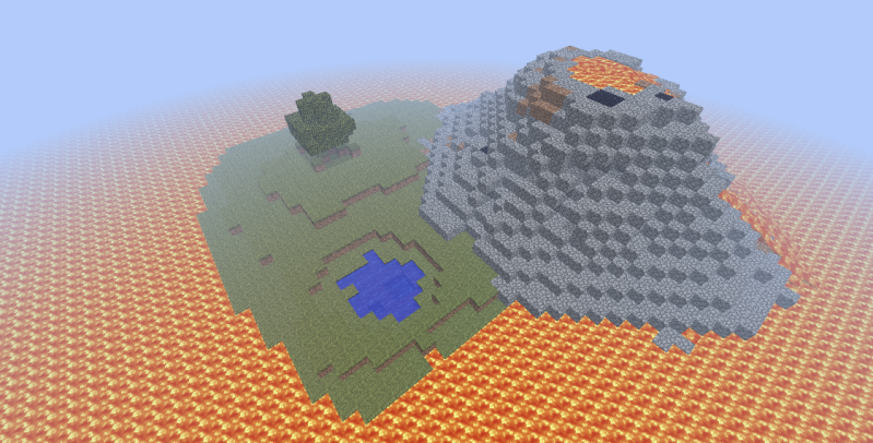 The Forgotten Age, Minecraft Lava Island Survival Map Download ...