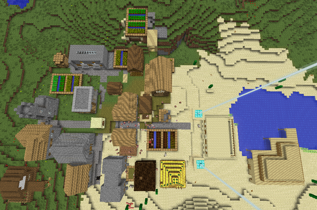 Building A Minecraft Village WORDPUNCHER S VIDEO GAME EXPERIENCE