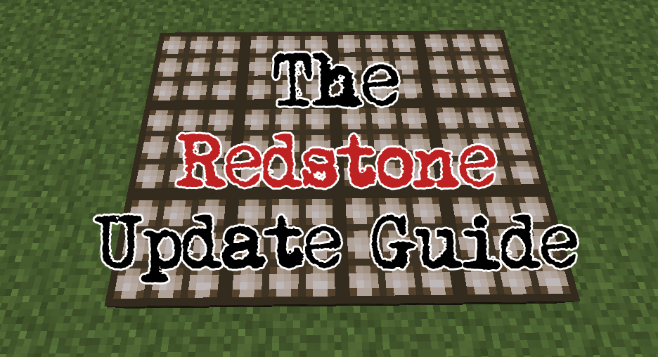 minecraft redstone update guide