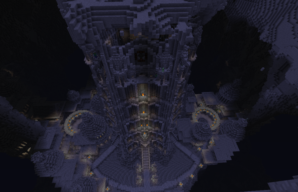 caved city minecraft pvp map