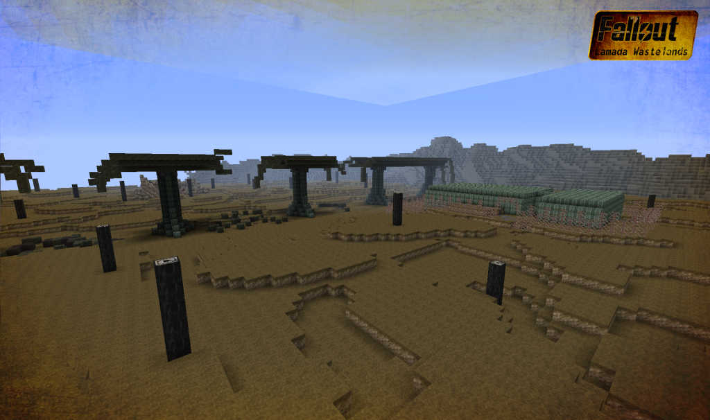 minecraft destroyed overpasses fallout adventure map download