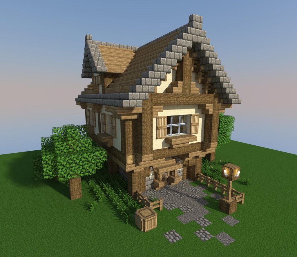 minecraft medieval house