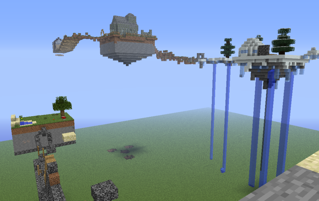 minecraft sky island map