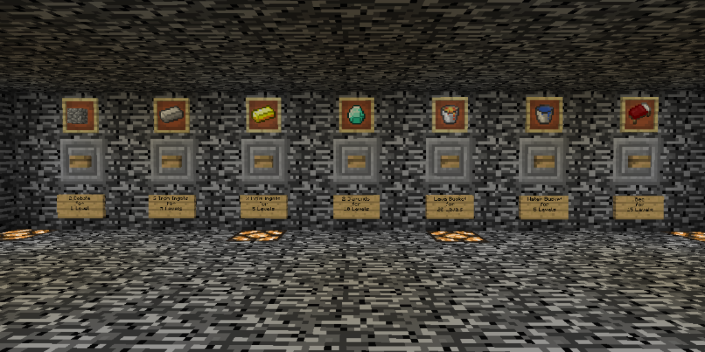 minecraft survival map shop