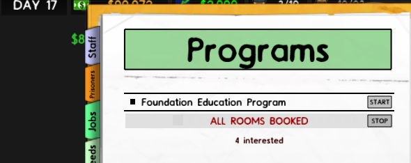 foundation education program prison architect