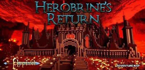 herobrine's return minecraft adventure map game download