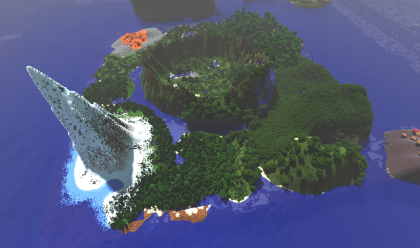 hidden valley minecraft survival island