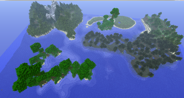 minecraft biome isle survival map