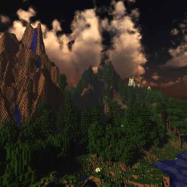 minecraft custom forest map download