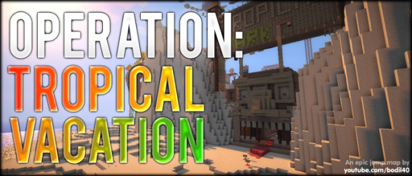 minecraft epic jump map tropic vacation