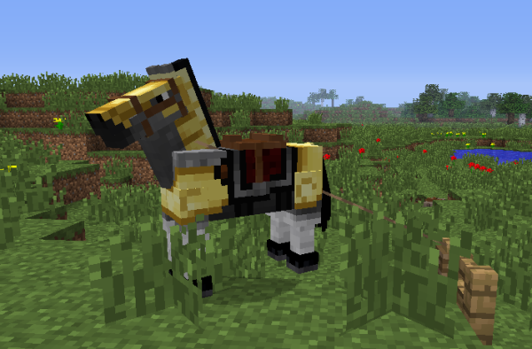 minecraft gold horse armor