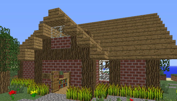 minecraft house of wheat