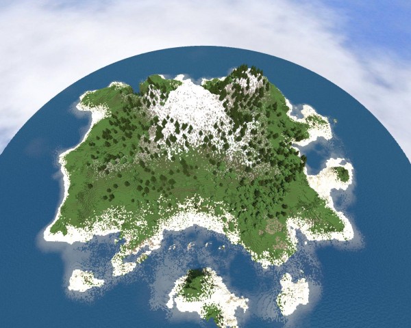 minecraft real island map download