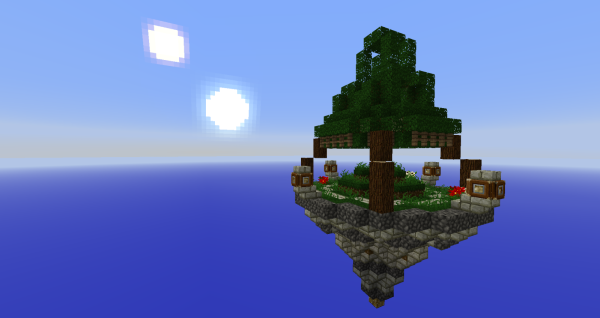 minecraft sky survival shop map download