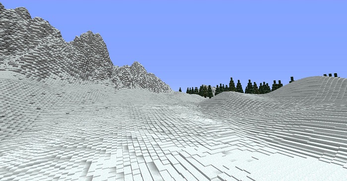 minecraft snow heights