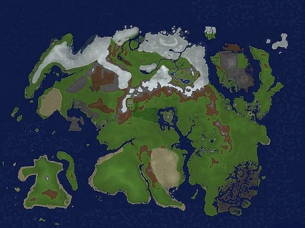 minecraft skyrim map