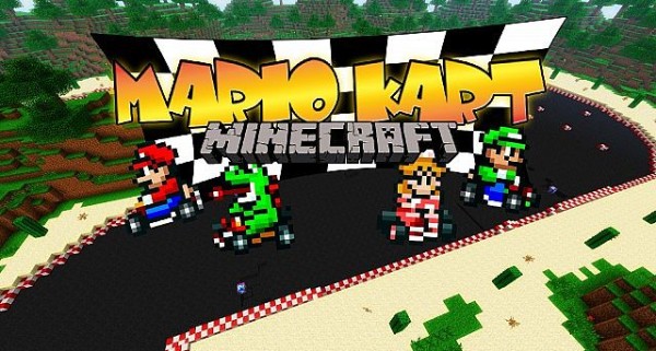 play mariokart in minecraft