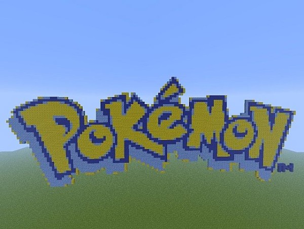 pokemon logo pixel art