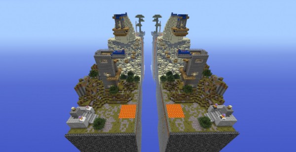 race for the wool minecraft map