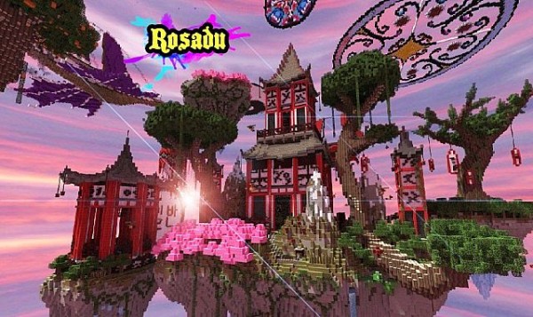 rosadu minecraft asian fantasy map download
