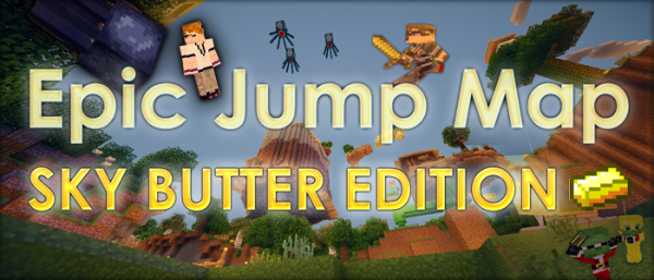 sky butter epic jump minecraft map