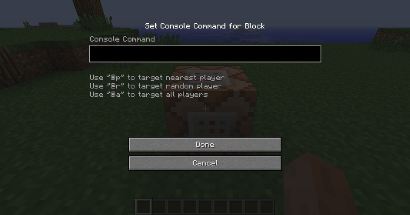 minecraft commands