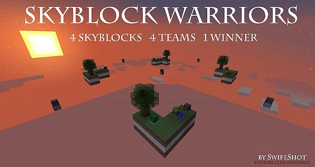 Skyblock Warriors Minecraft PvP Map | WORDPUNCHER'S VIDEO GAME EXPERIENCE
